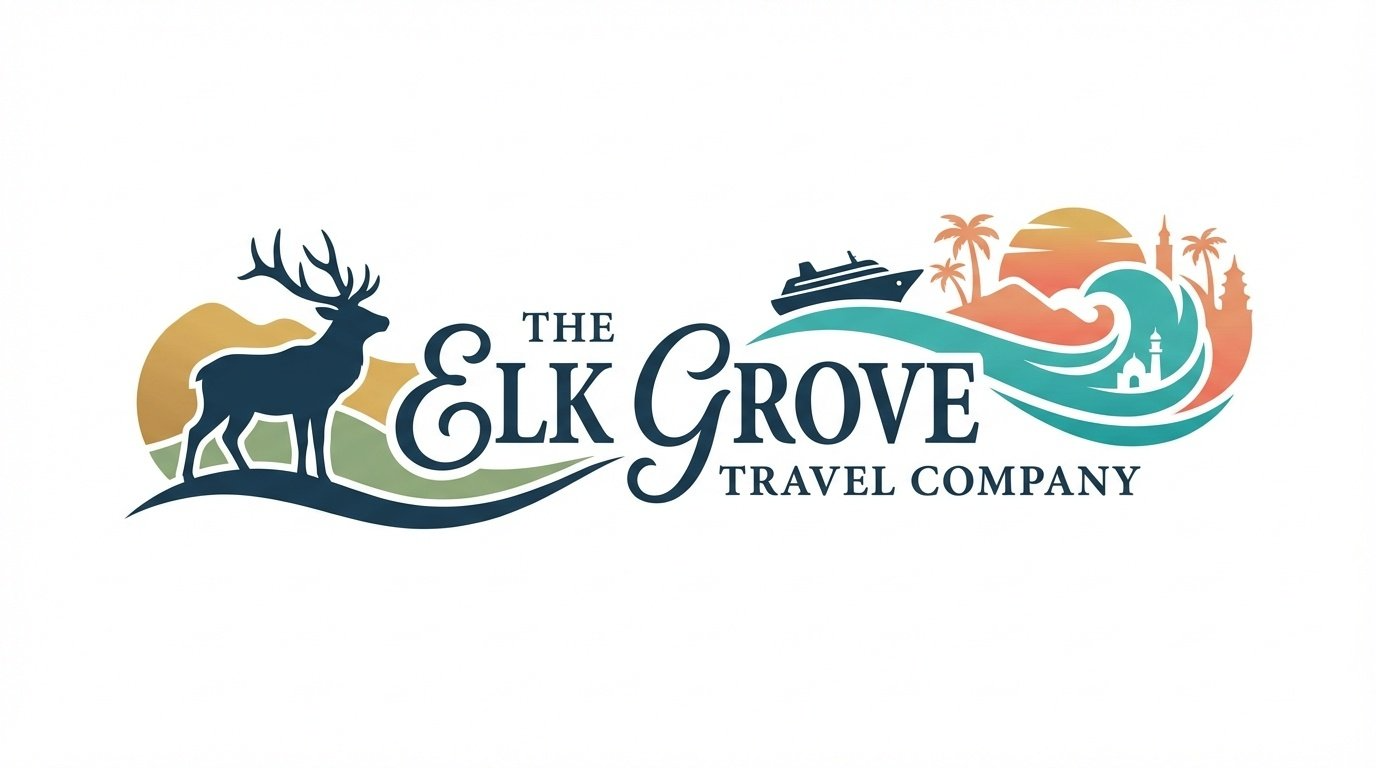 The Elk Grove Travel Company logo